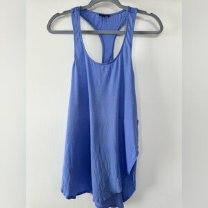 Express Periwinkle Racerback Tank Top